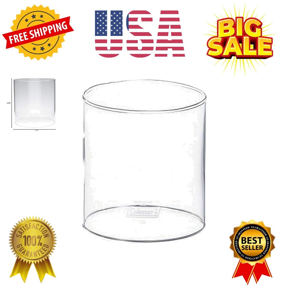 Replacement Lantern Globe — Clear Glass OEM-Quality Globe Fits Propane, Dual ...