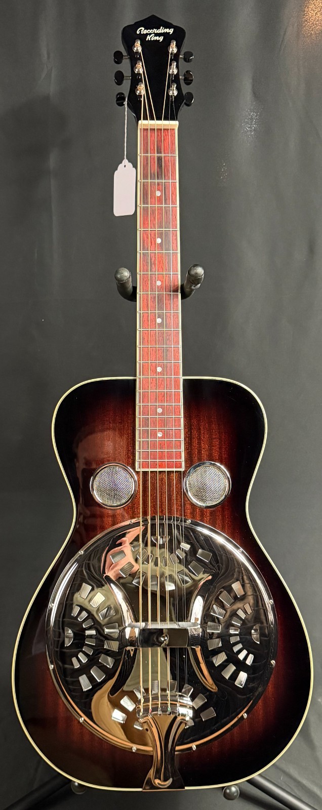 Recording King RR-36S-VS Maxwell Square Neck Resonator Guitar Vintage Sunburst