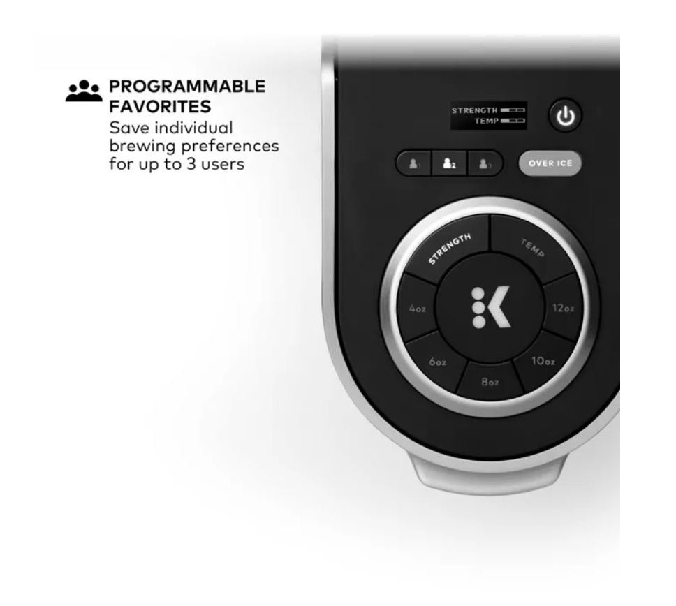 Keurig K-Supreme Gray Pod Coffee Machine