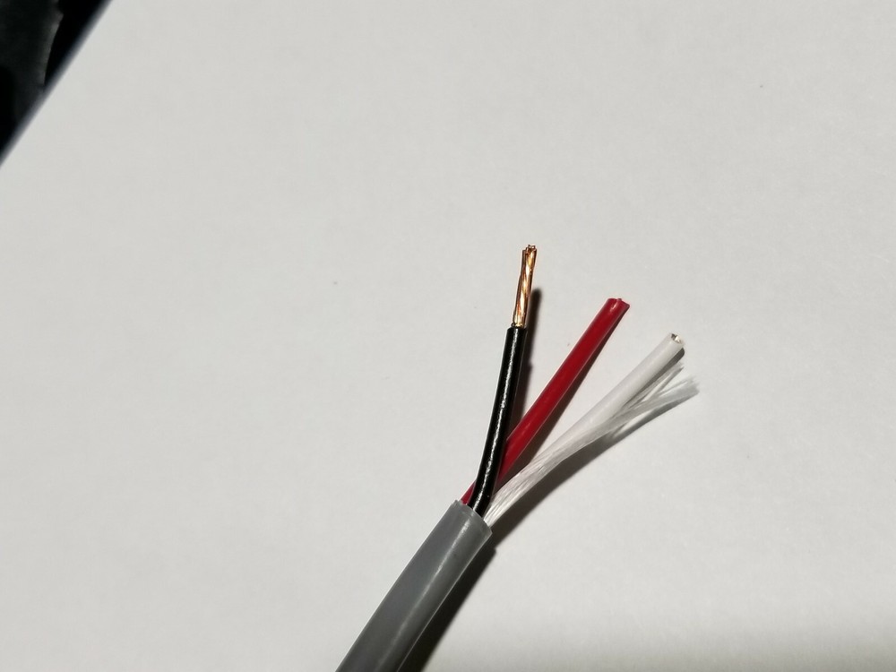 Carol E1033S 18/3C Bare Copper Sound/Security/Alarm Cable Riser Gray /100ft