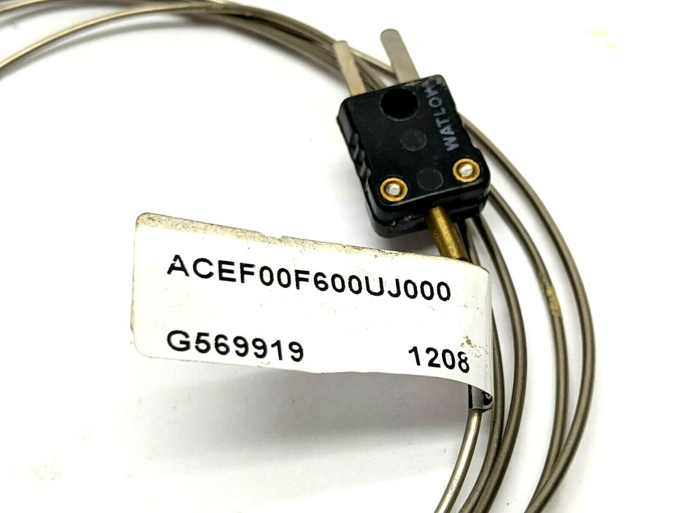 Watlow ACEF00F600UJ000 Type K Thermocouple 60" Length
