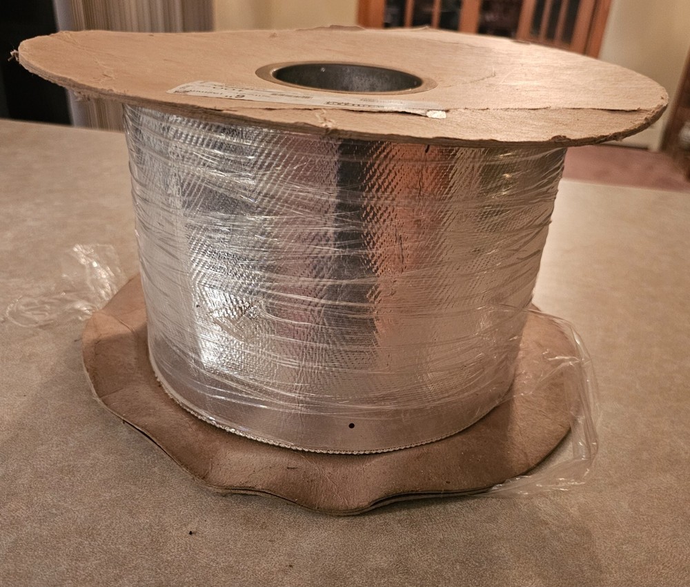 Techflex ThermaShield Flat 6" Silver TSN6.00SV High Temp Shielding - 10' Cut