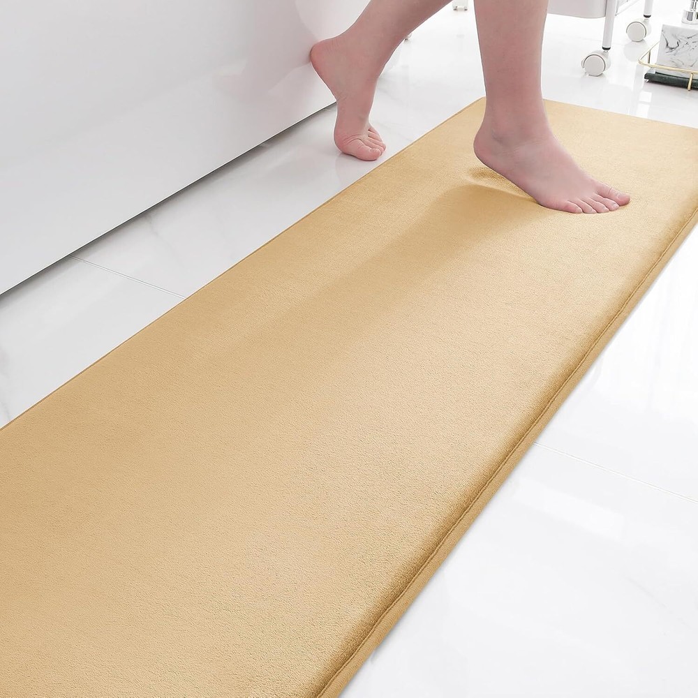 Memory Foam Bath Mat, 30x20, Non-Slip, Extra Soft, Absorbent, Machine Washable