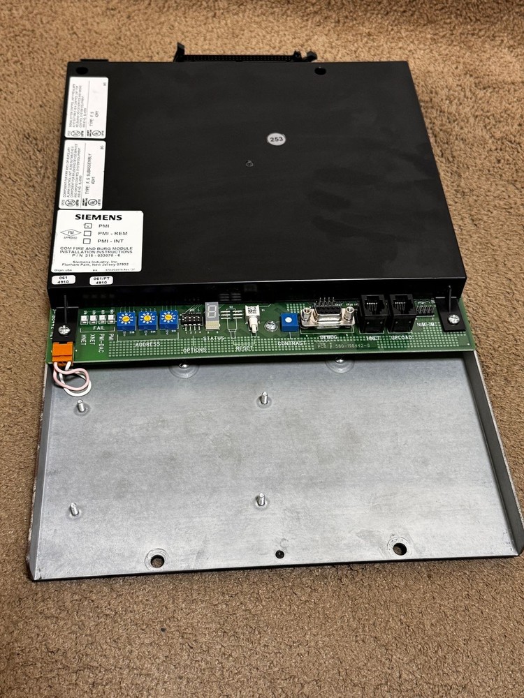 Siemens / Machine Interface Fire Alarm Panel / PMI / 315-033070-6