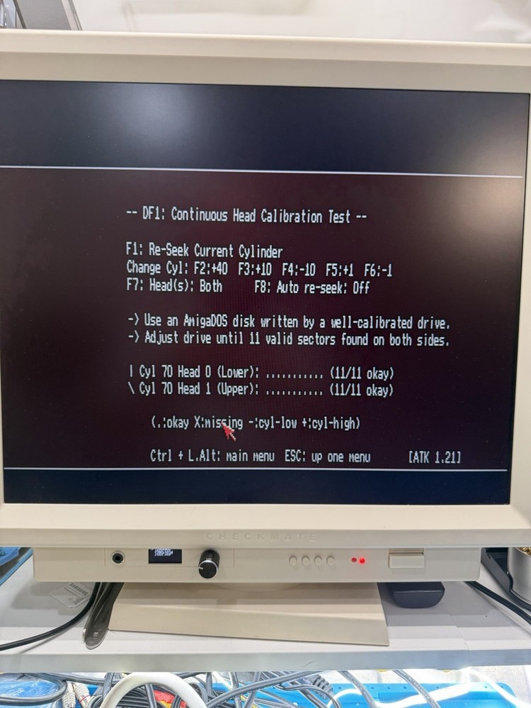 Chinon FB-354 External Commodore Amiga Floppy Disk Drive Fully Serviced Working