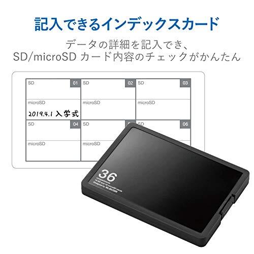 Memory card case SD case black CMC-SDCPP36BK