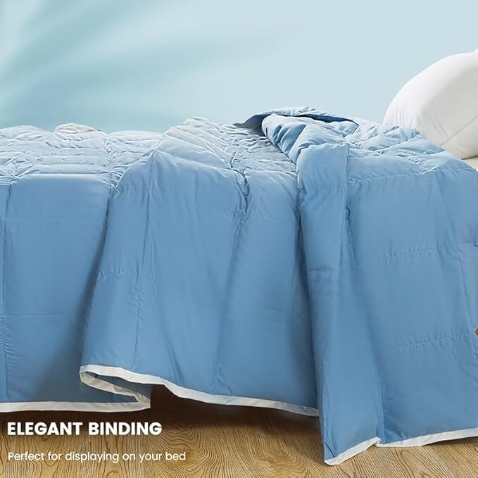 Peter Khanun Premium Cooling Comforter Queen Size Blue