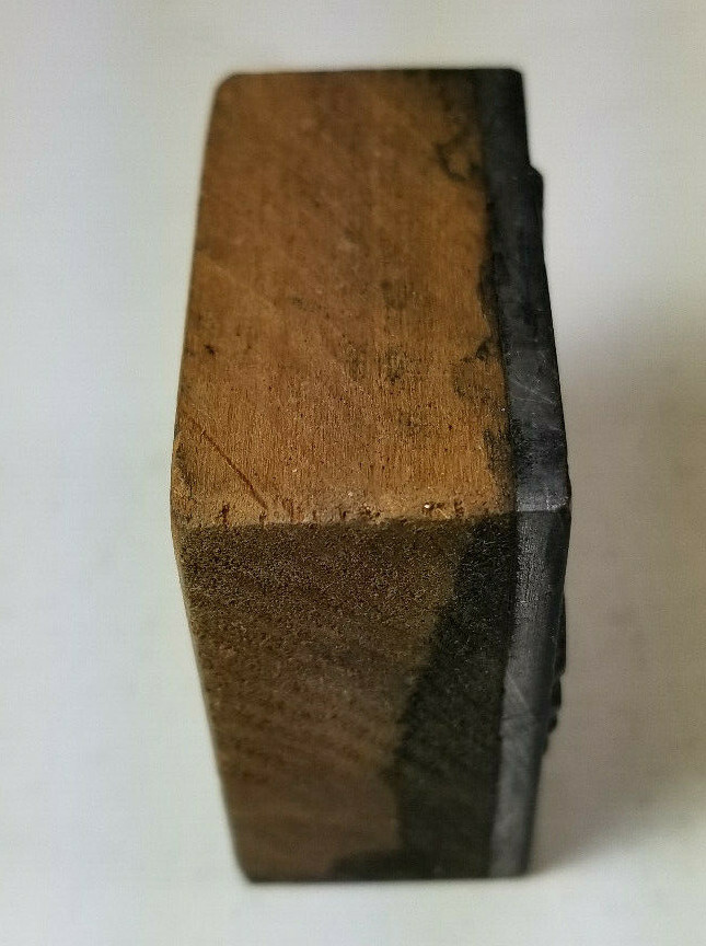 WWII Fighter Pilot Printing Block RARE