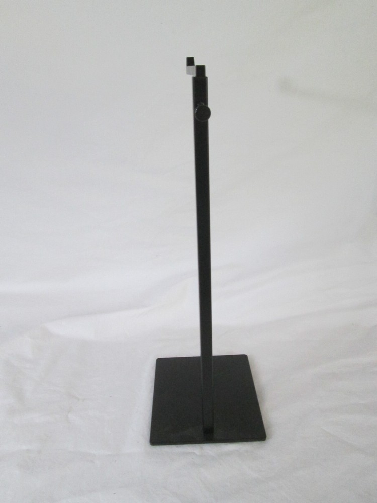 Adjustable Metal Handbag Rack Tabletop Purse Display Stand Single Hook B Black