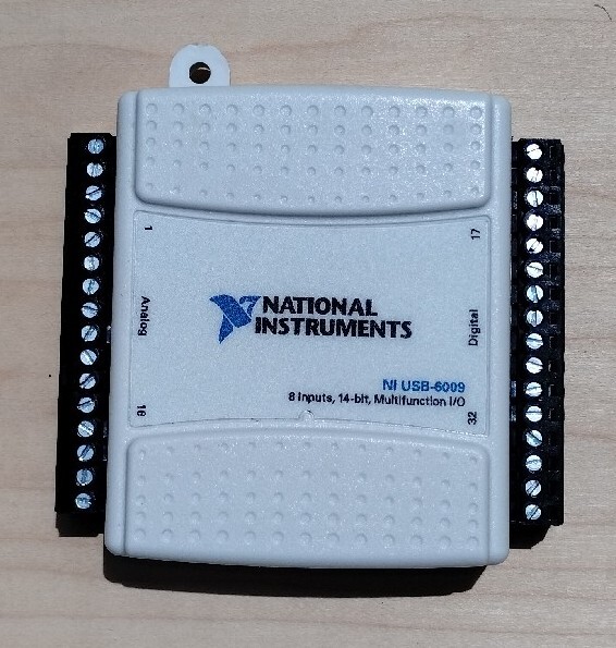 National Instruments USB-6009 Data Acquisition Card, NI DAQ, Multifunction New