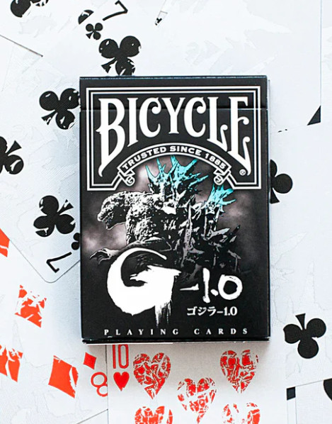 New Limited Bicycle Godzilla Playing Cards G -1.0 Trump Minus One Playing cards