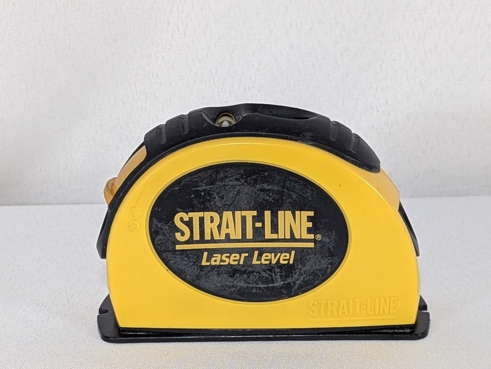 Strait Line Laser Level Rotates 360 Degrees Tested