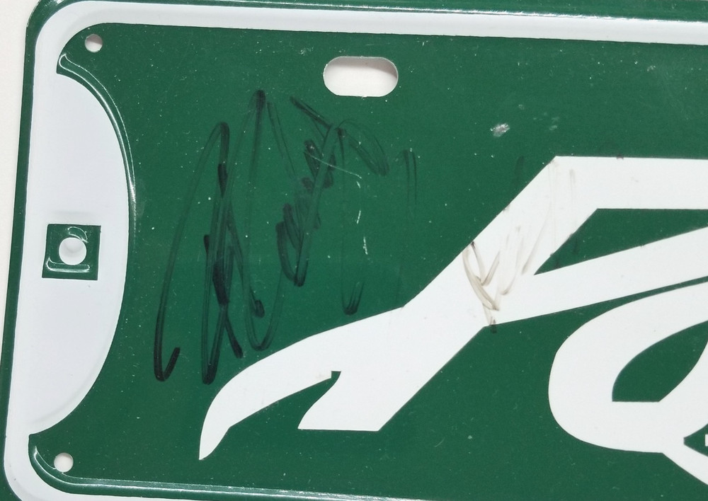 Poison full band hand SIGNED Promo License Plate JSA COA Autograph Bret Michaels