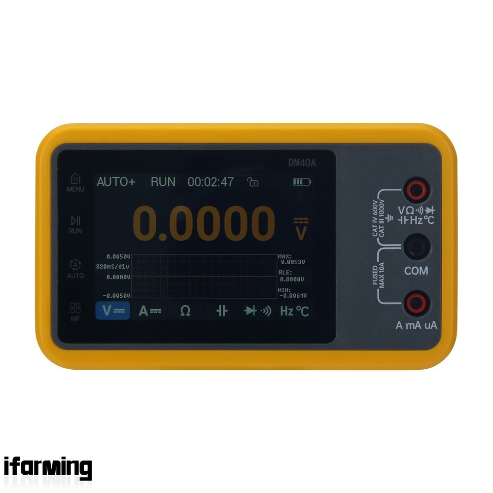 DM40A Basic 10Hz-40MHz Digital Multimeter Oscilloscope Signal Generator w/ Probe