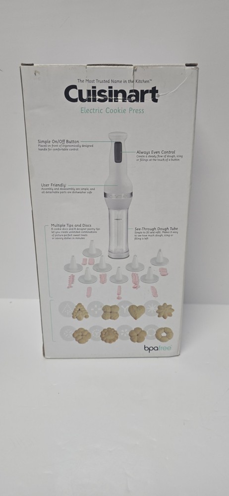 COMPLETE Cuisinart CCP-20 Cookie Press - White