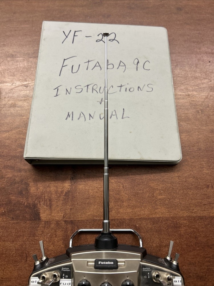 Futaba T9CAP YF-22 9-Channel Computerized RC Transmitter w/manual