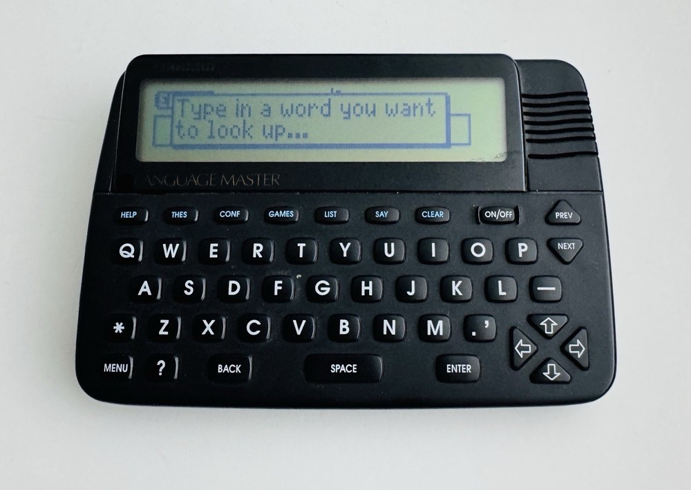 Franklin Language Master LM-4200 Spellblaster II E, Vintage, Tested Works!