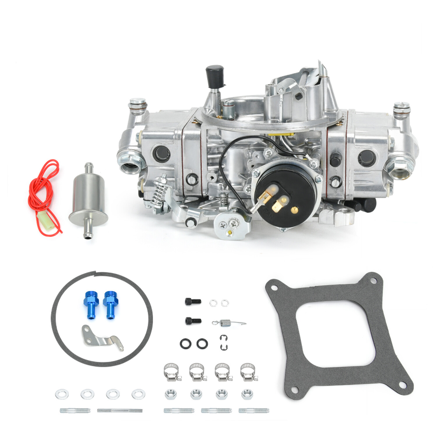 Carburetor For 4150 Holley Brawler 4 Barrel 650 CFM Double-Pumper Electric Choke