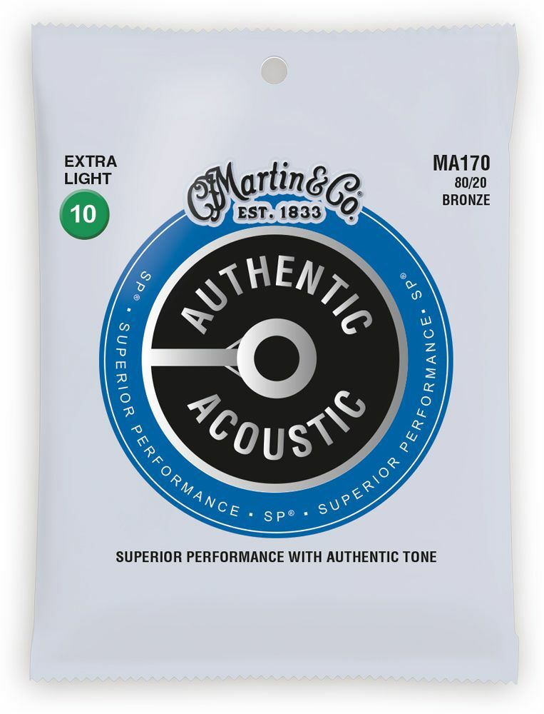 Martin MA170 Authentic Acoustic SP Extra Light Strings 10-47