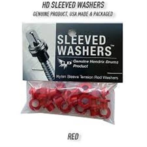 Hendrix Drums Sleeve Washers, 20-Pack, Red
