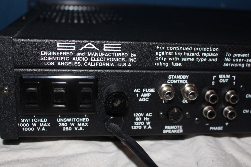 SAE P101 DIRECT LINE PREAMPLIFIER - Scientific Audio Electronics