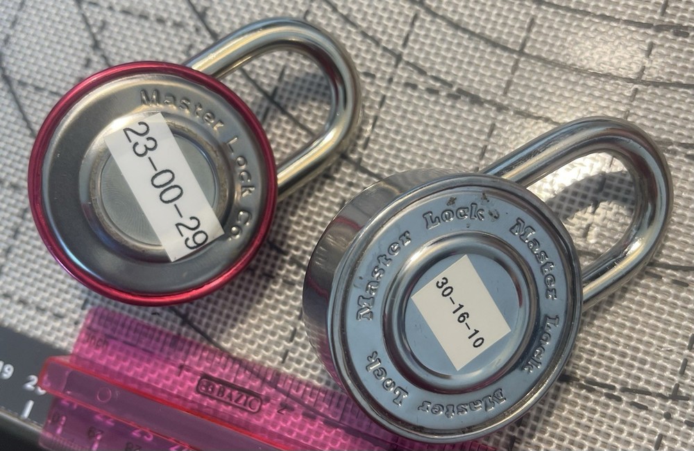Master Lock Set of 2 Combination Locks
