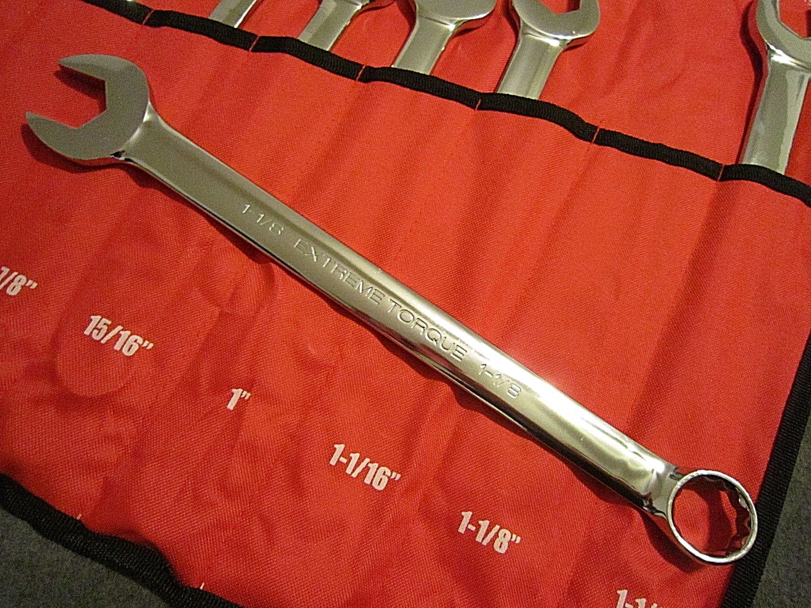 14 pc Extra Long SAE Combination Wrench Set 3/8" to 1-1/4" XL Extreme Torque ETC