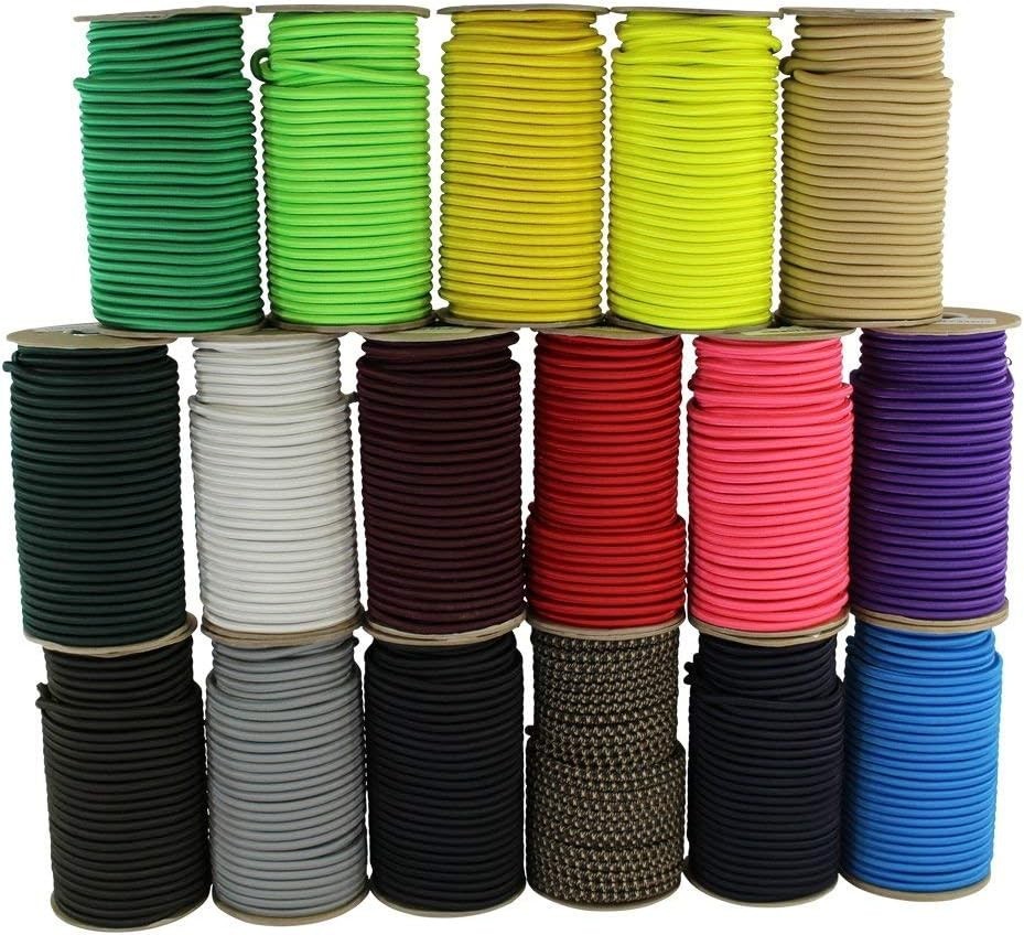 Durable Polyester Bungee Cord - DIY, Tie Downs