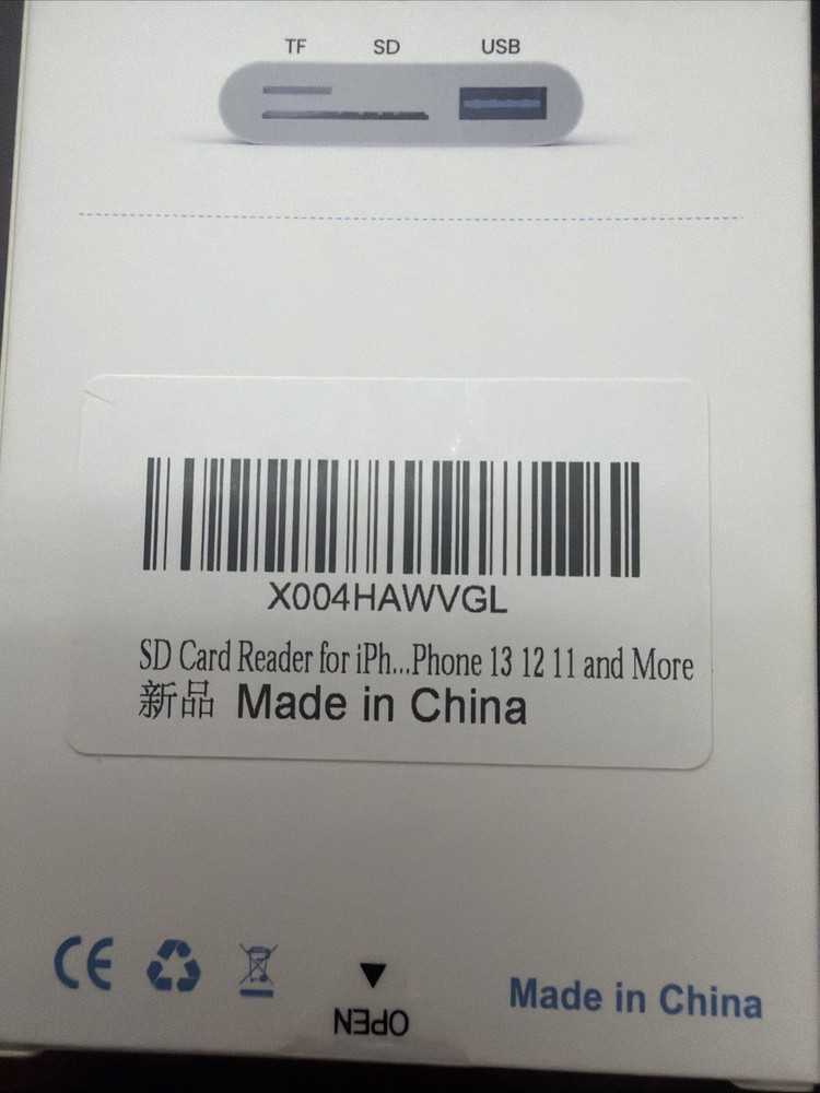 SD Card Camera Reader For iPhone/iPad