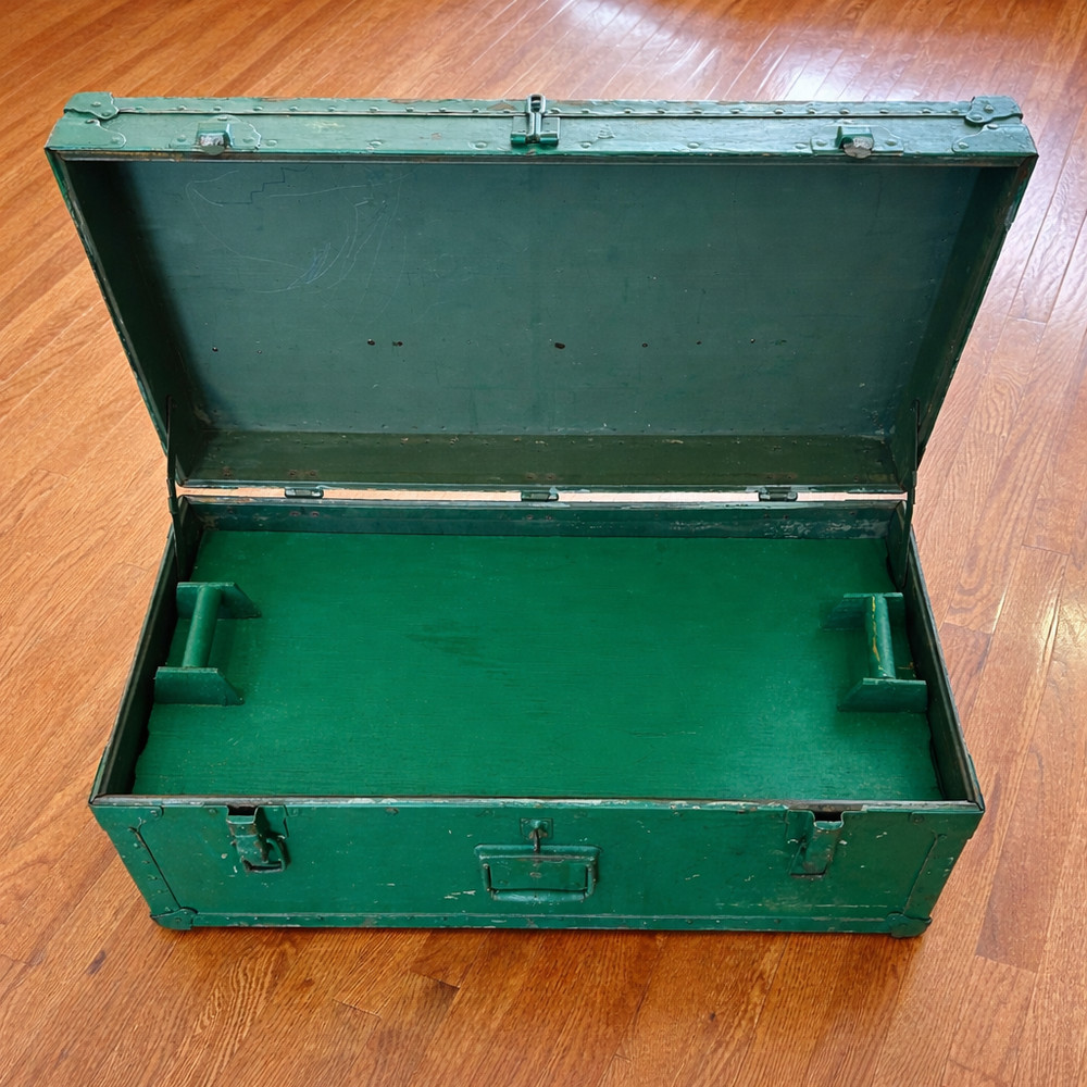 Named U.S. Army Footlocker APO Würzburg Germany RA 14552003 Brooklyn NY WWII Era