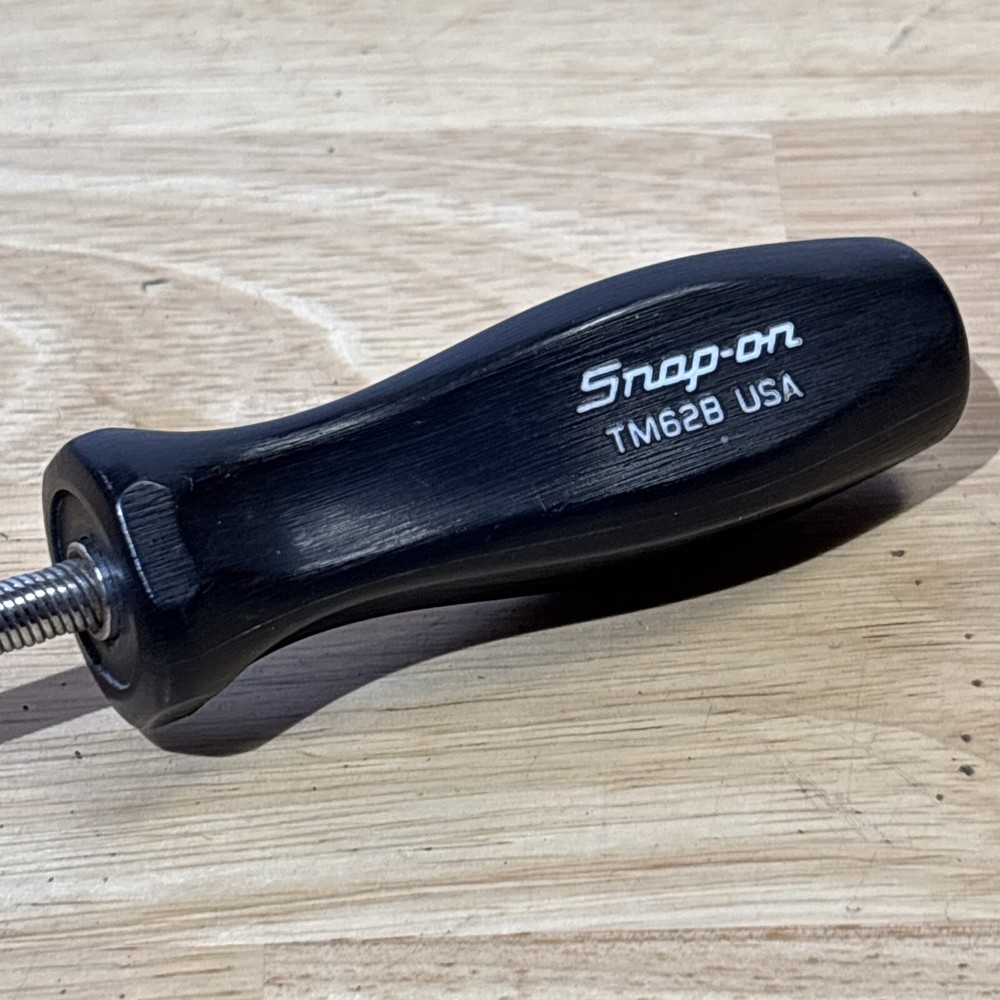 Snap On Tools 1/4" Drive Flex Flexible Socket Driver TM62B Black Hard Handle USA