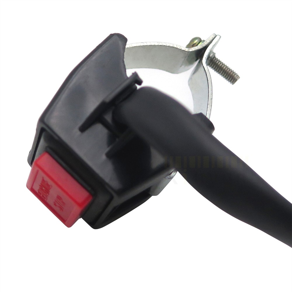Engine Stop Button RED w/ Plug For Motorcycles ATVs Scooters Snowmobile 22mm bar