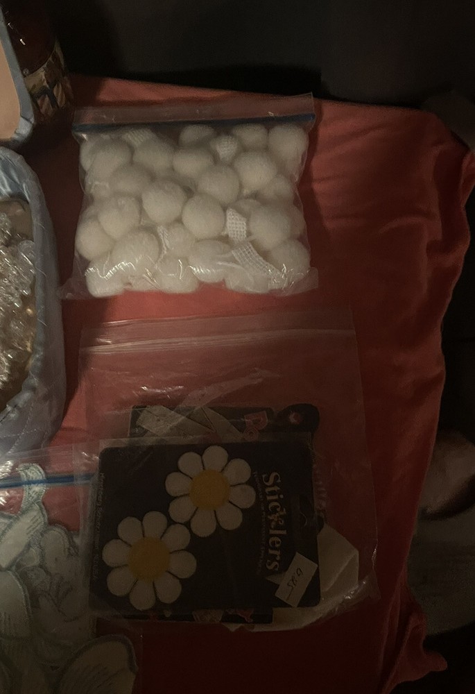 Sewing Basket With Supplies