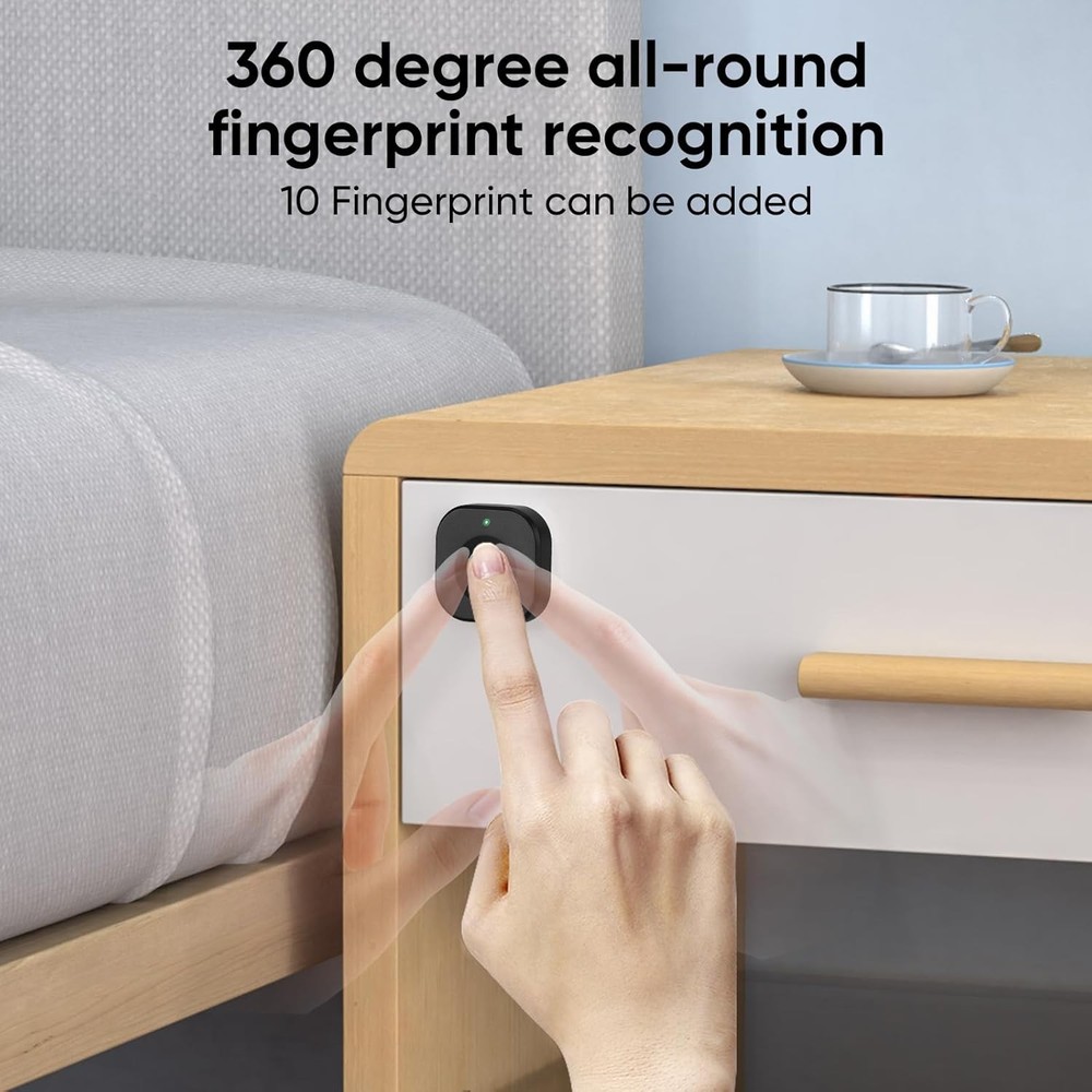 Smart Biometric Keyless Lock: Bluetooth & Fingerprint Access for Safe Storage