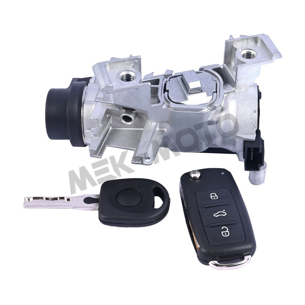 IGNITION SWITCH LOCK ASSEMBLY FOR VW JETTA 06-18 W/REMOTE Control KEY SHELL