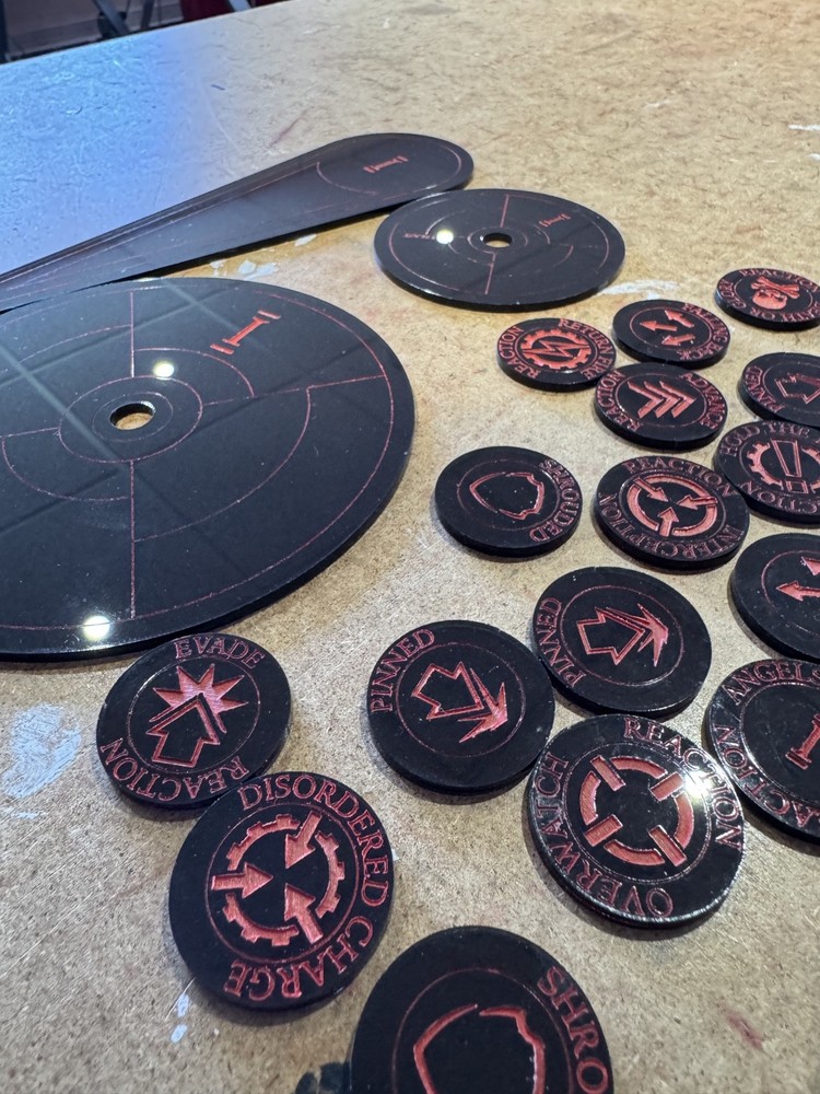 Warhammer - Horus Heresy - Dark Angels template set