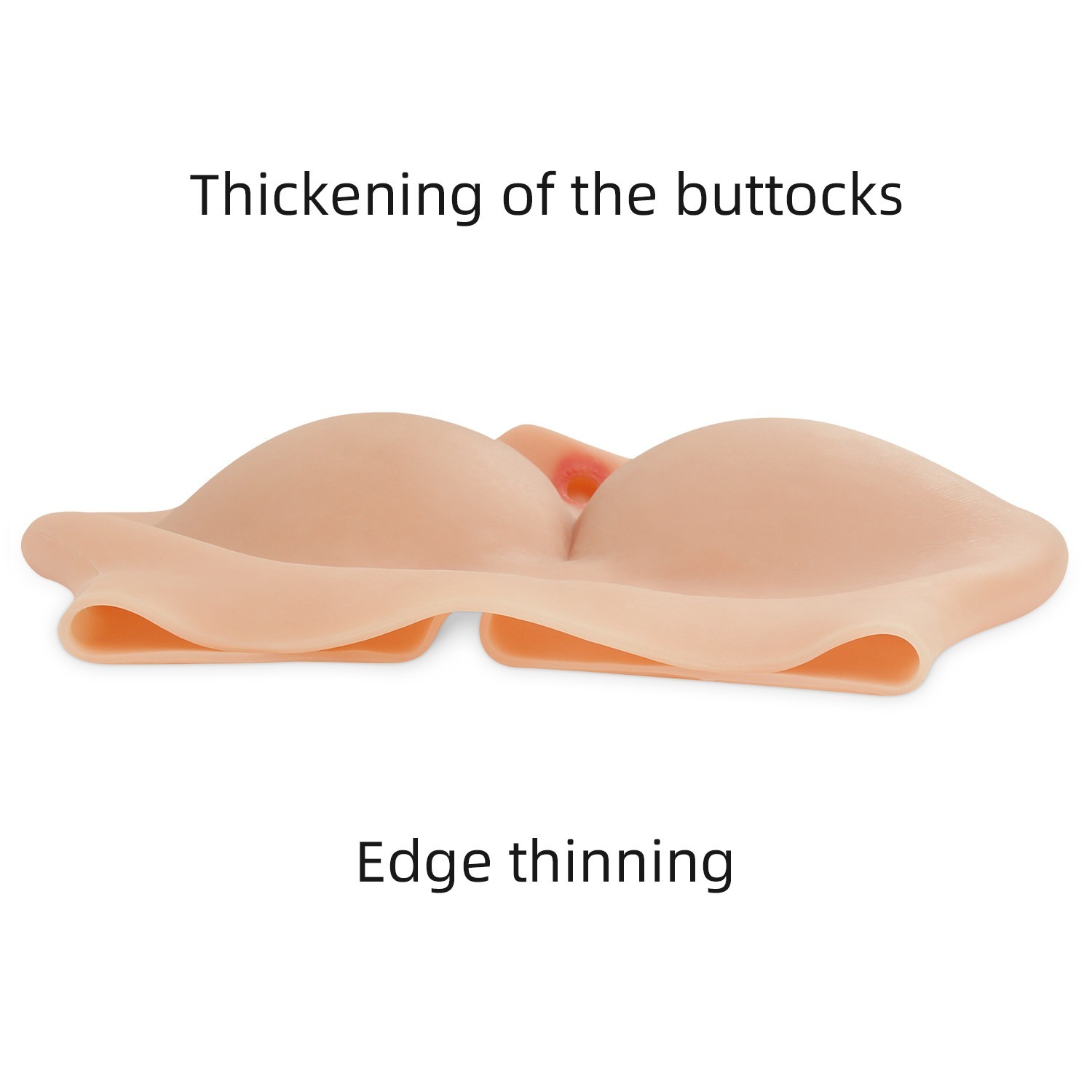 Silicone Hip Enhancer Pants Fake Ass Panties Can Pee and Insertion,Crossdressing