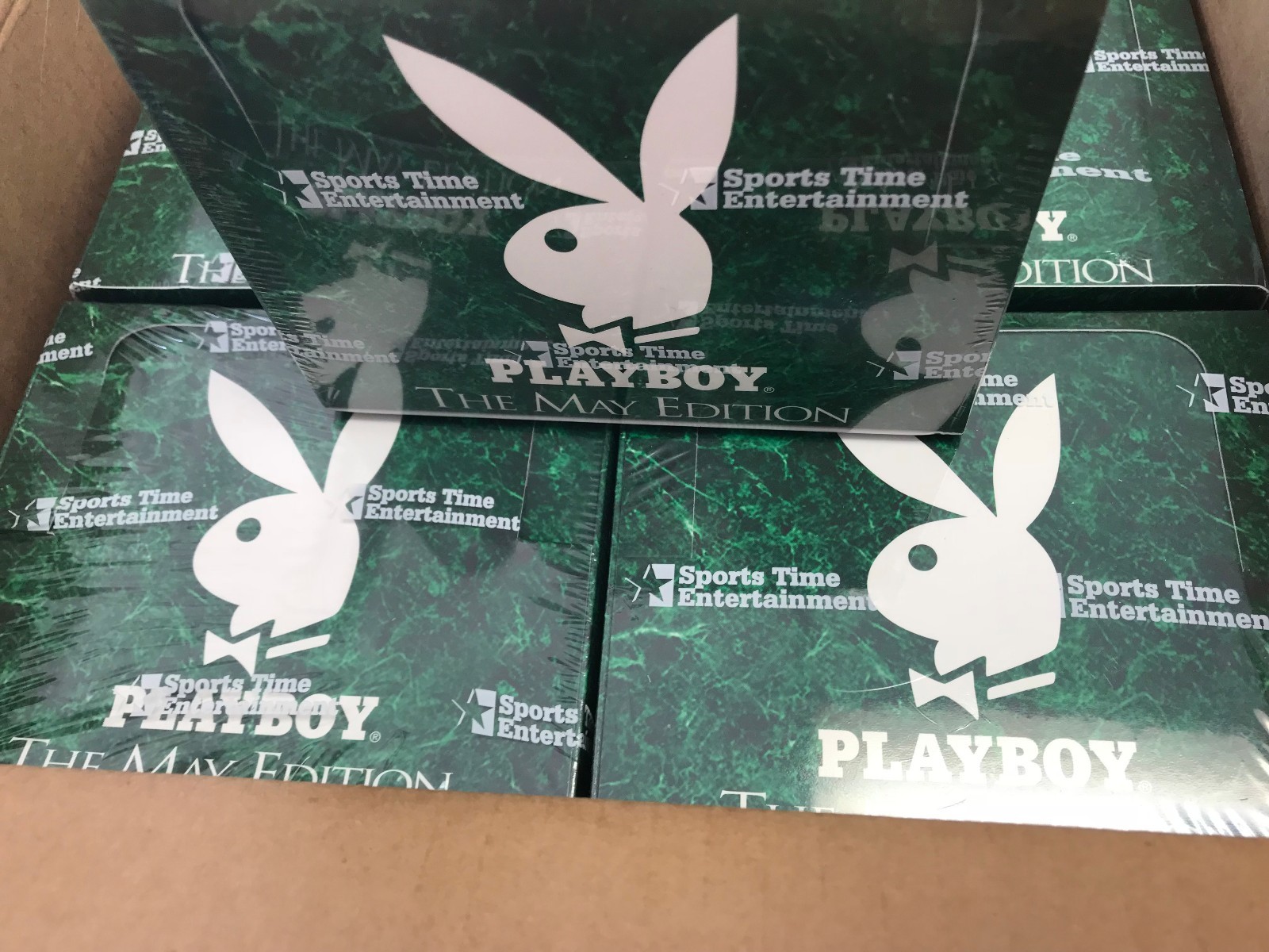 1995 Sports Time Playboy Centerfold Collector Cards MAY Edition X8 Box Lot!