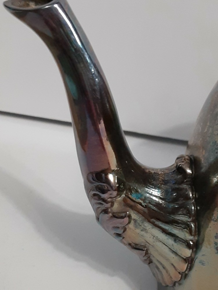 VINTAGE PS & CO SILVER PLATE TEA POT