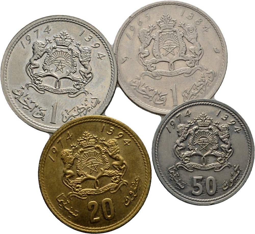 Morocco 4 Piece Original Coin #THW90