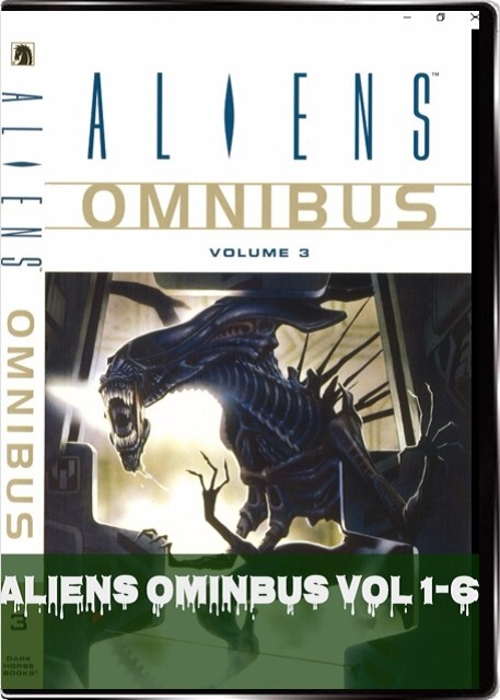 4 DVDROMS  Alien, Predator, Terminator, Aliens vs Predator comics