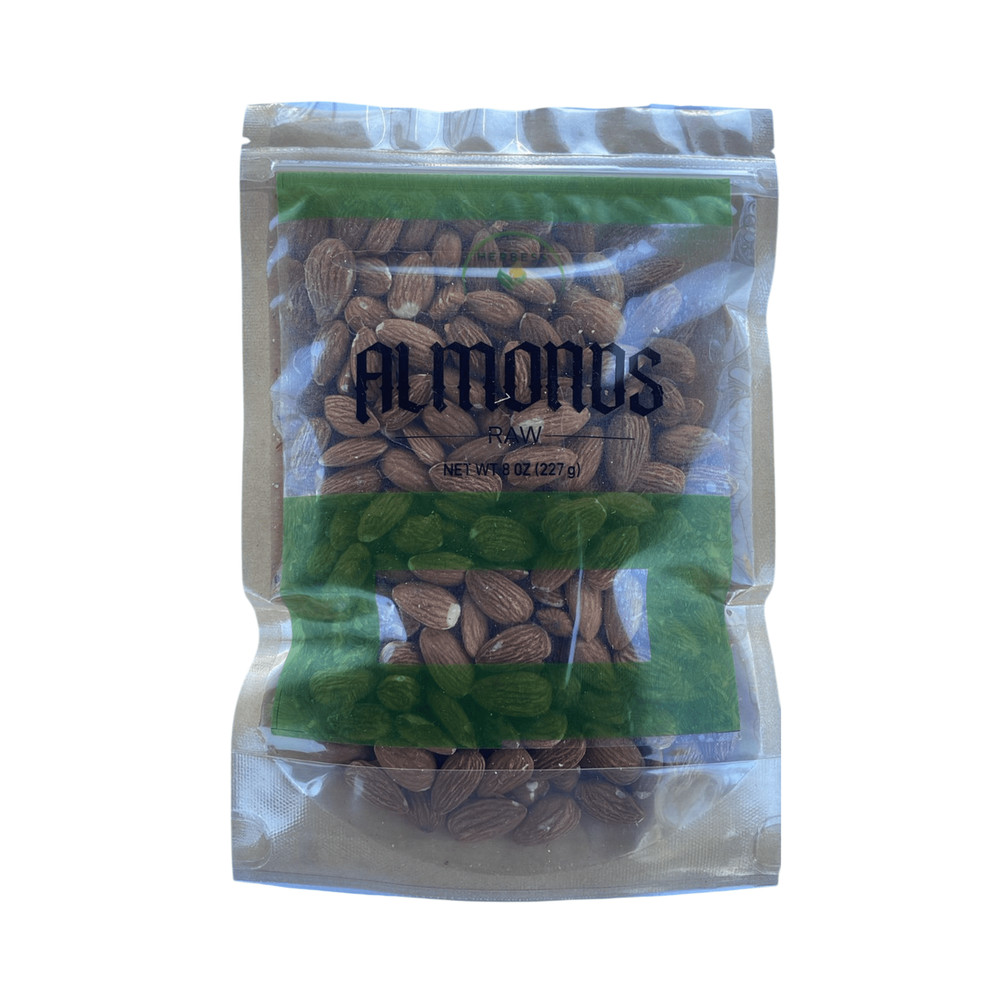 Certified Organic Almonds Raw 8 oz-2pack