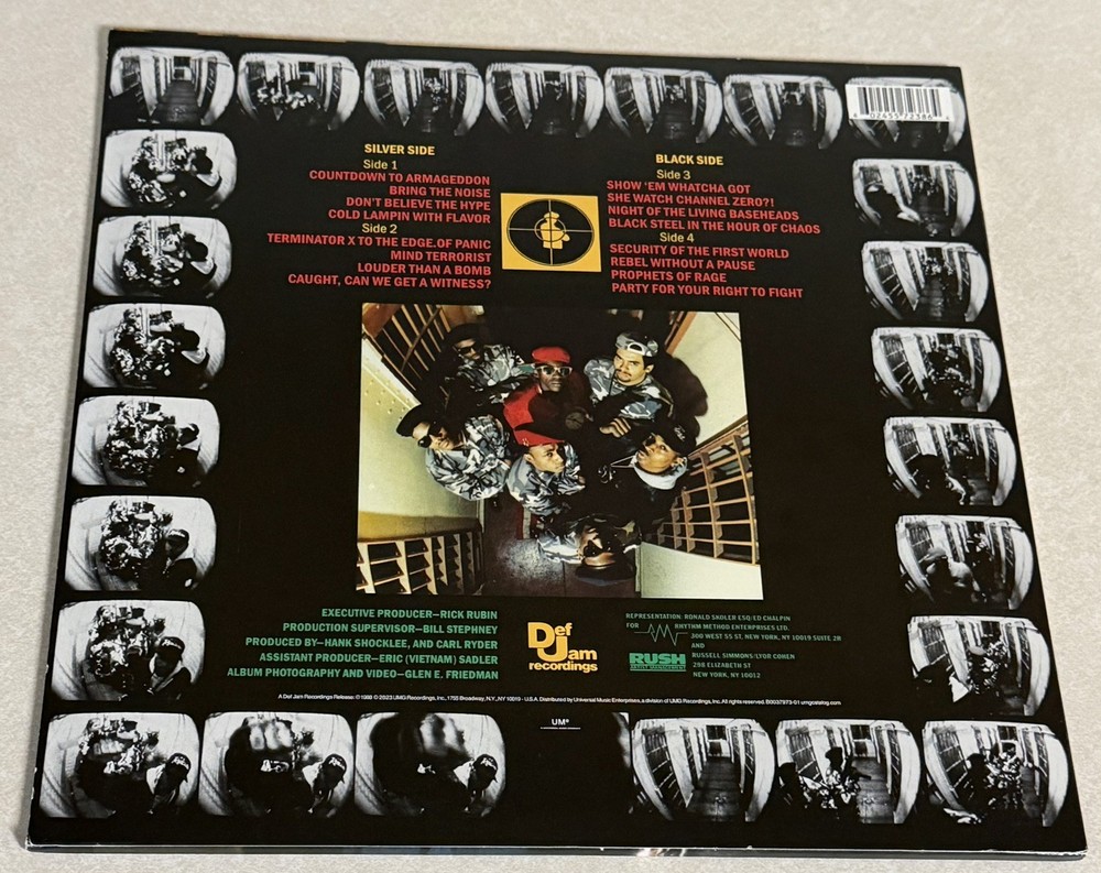 FLAVOR FLAV PUBLIC ENEMY Signed IT TAKES A NATION VINYL JSA CK91973 AUTHENTIC￼