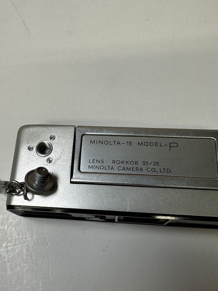 Minolta-16 MG And Minolta-16 Camera (Untested)