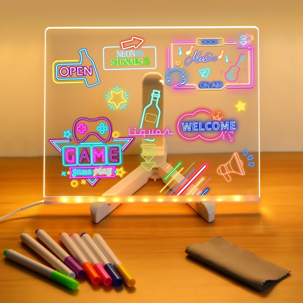 LED Note Board with Colors, Light 7.9 * inches, Medium * Inches