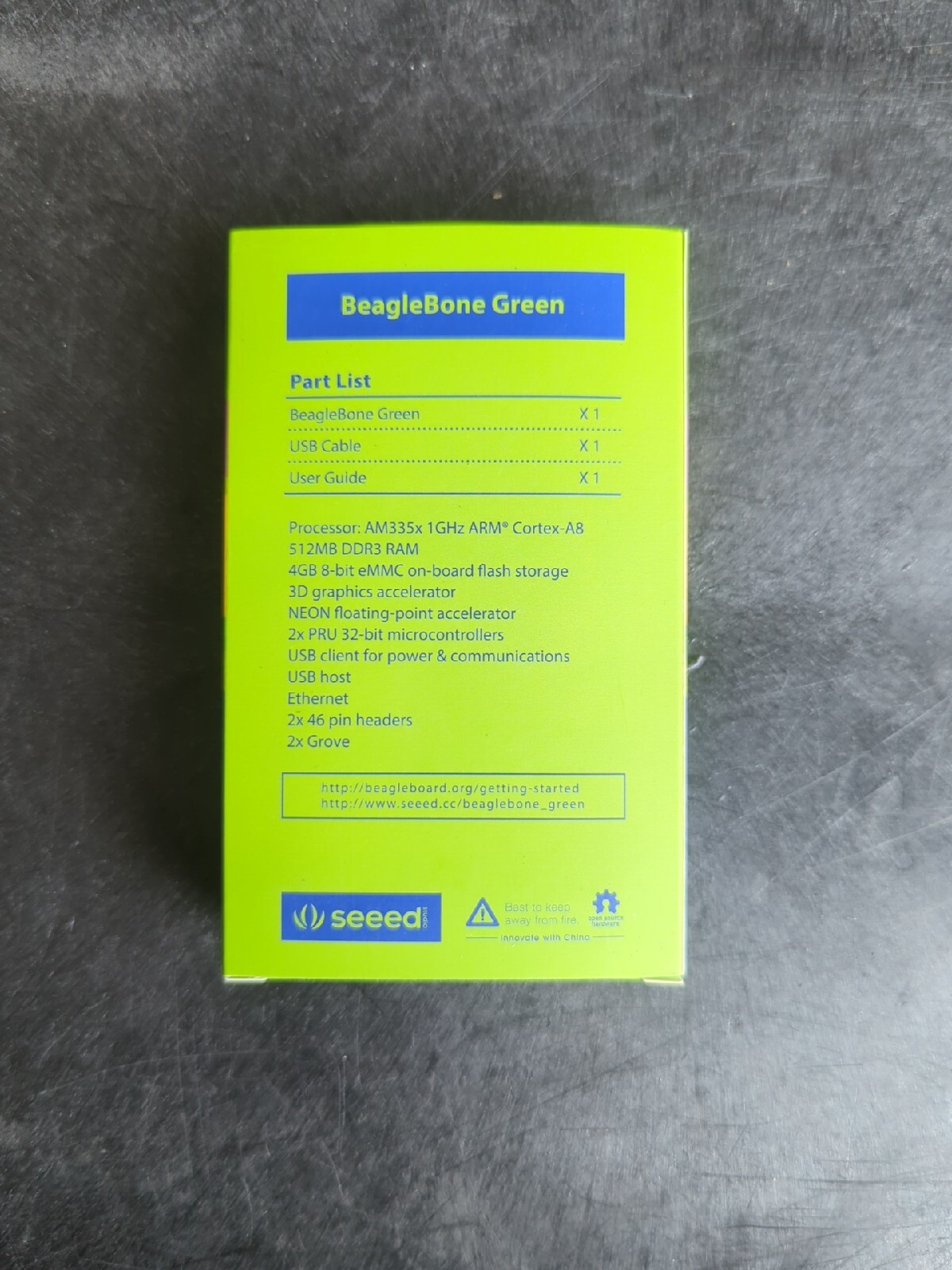 BeagleBone Green Embedded Evaluation Board by Seeed USED