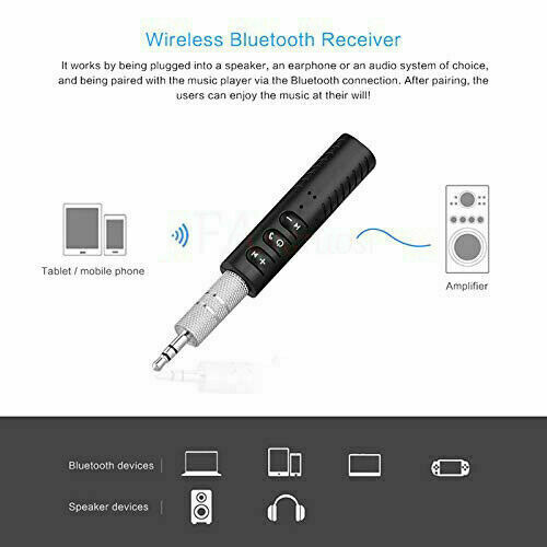 3.5mm Wireless Bluetooth Receiver AUX Audio Stereo Music Hands Free Car Adapter1
