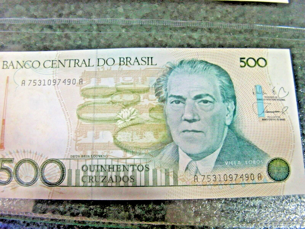 BANK NOTES WORLD 3 NOTES G21 BRASIL