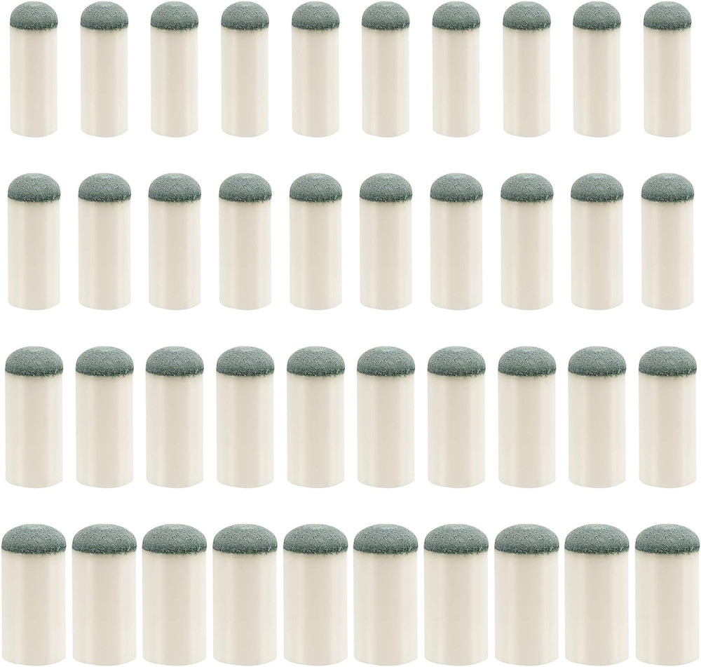 Slip On Pool Cue Tips 4 Sizes 9-13mm Billiard Replacement Tips 40 Pcs