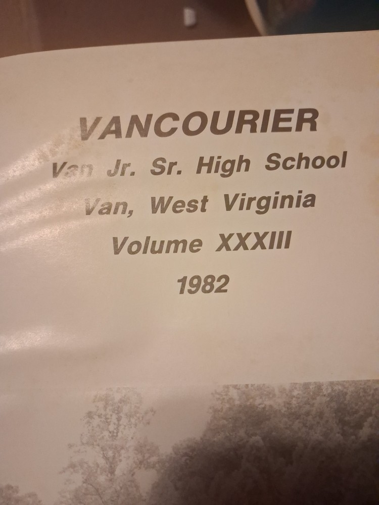 1982 Van High School Yearbook Van West Virginia